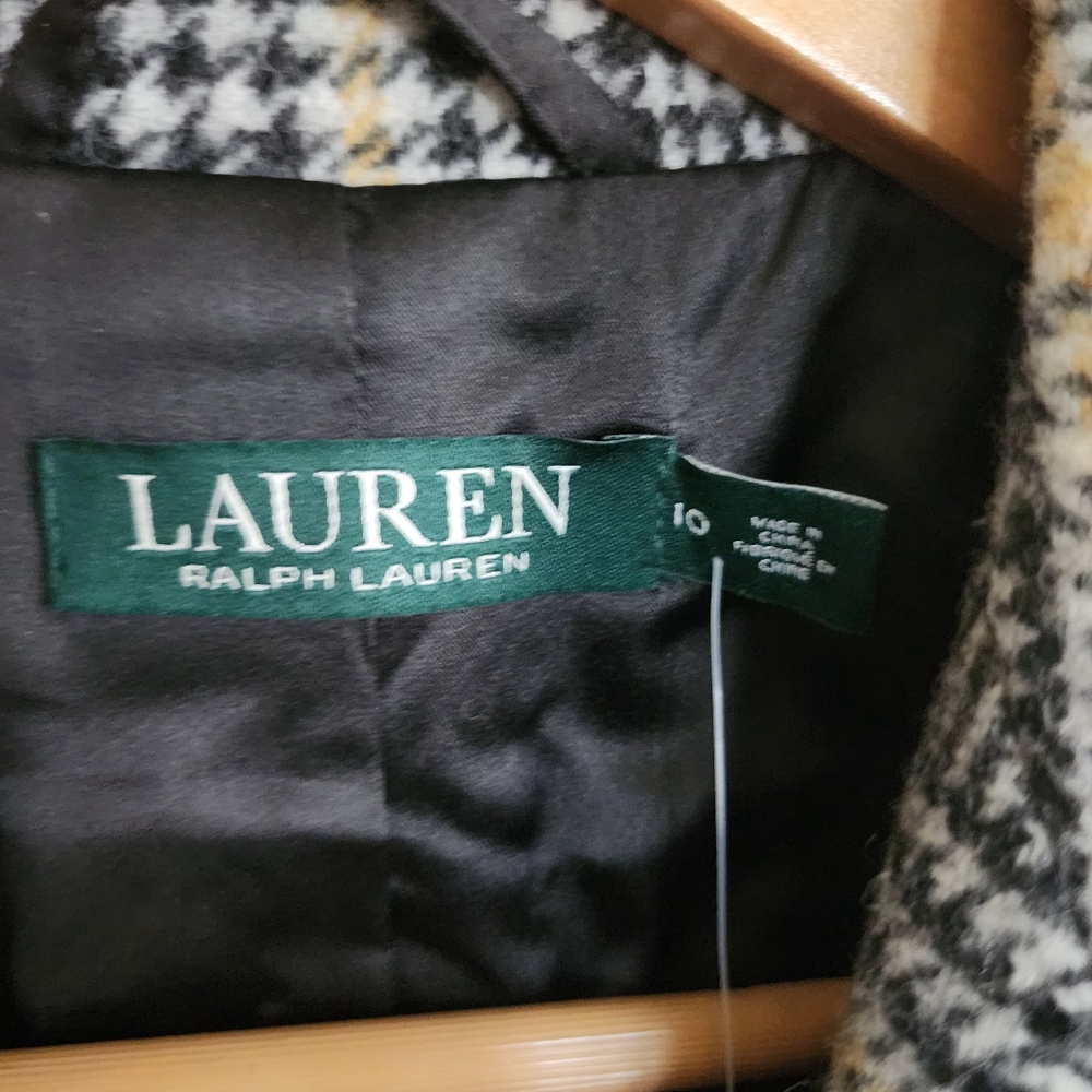 🔥Ralph Lauren | Wool-Blend Plaid Coat - Picture 14 of 15